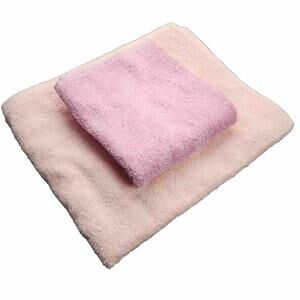 1888 mills bath towels Pink Hand Towel and Bath Towel 30 x 54 Set